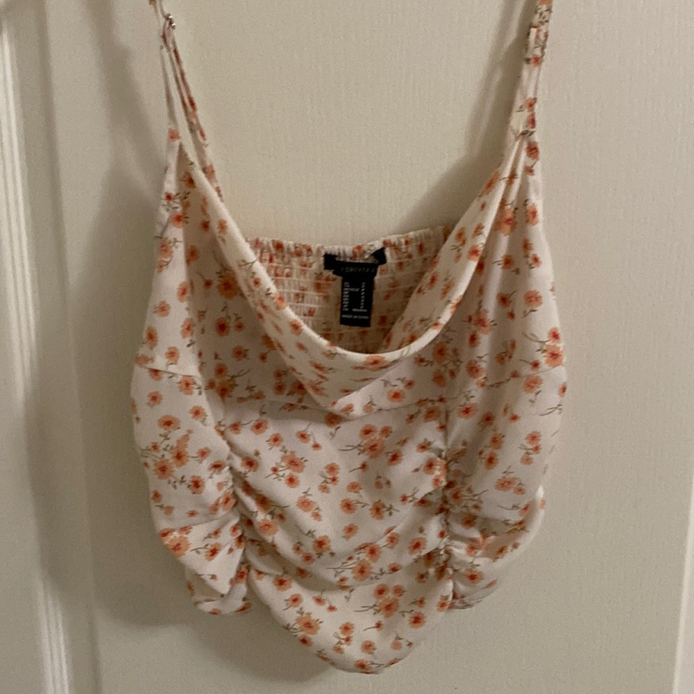 Flower print blouse